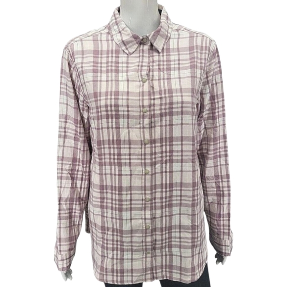 JACH'S Girlfriend Flannel Shirt Size XL Super Soft - Picture 3 of 3